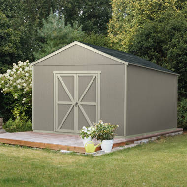 Handy Home Astoria 12 ft. W x 12 ft. D Wood Storage Shed With